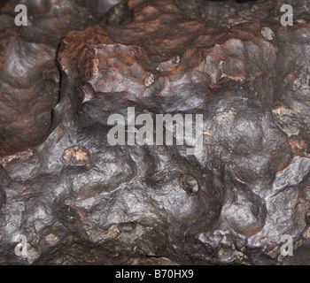 eines der Fragmente von der Canyon Diablo Meteorit Meteoriten, die den Meteor-Krater in Arizona gebildet Stockfoto