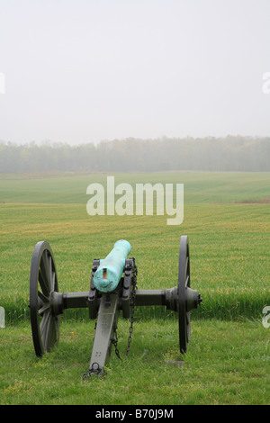 Union Linien, Malvern Hill National Battlefield Park in Richmond, Virginia, Vereinigte Staaten Stockfoto