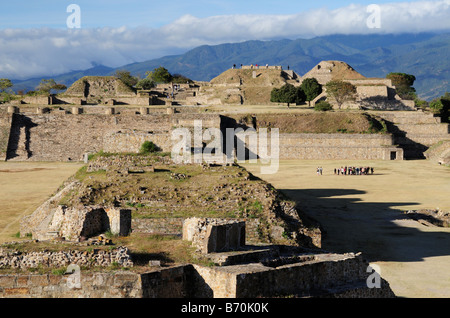 Ruinen von Monte Alban, Mexiko Stockfoto