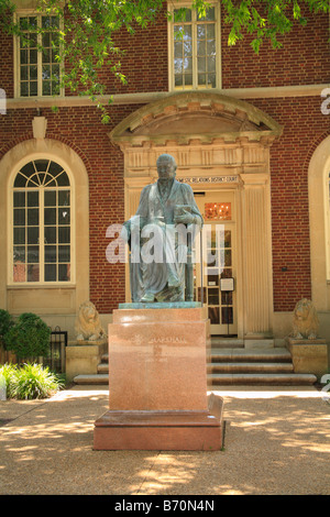 Oberrichter John Marschall Statue, Warrenton, Virginia, USA Stockfoto