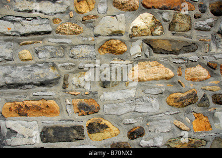 Hintergrund der Natursteinmauer Stockfoto