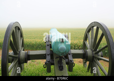 Union Linien, Malvern Hill National Battlefield Park in Richmond, Virginia, Vereinigte Staaten Stockfoto