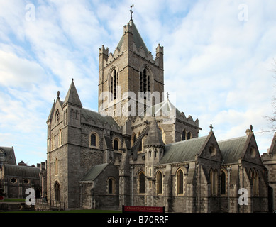 Christ Church Cathedral Dublin Church von der Heiligen Dreifaltigkeit, gegründet im Jahre 1030 Dublin Irland Stockfoto