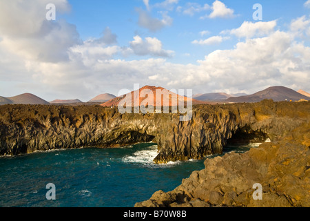 Los Hervideros - Lanzarote Stockfoto