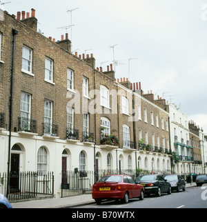 Reihenhaus in Frederick Street in der Nähe von Kings Cross London England UK KATHY DEWITT Gehäuse Stockfoto