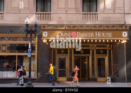 Das Omni Parker House Hotel, Boston, Massachusetts Stockfoto