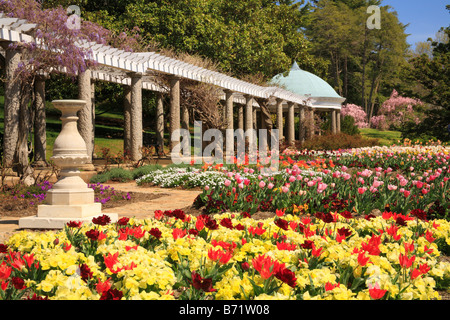 Italienischer Garten im Maymont Park, Richmond, Virginia, USA Stockfoto