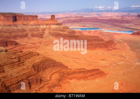 Blick vom Toten Pferd Point Overlook Dead Horse Point State Park Utah Stockfoto