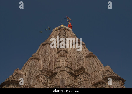 SACHIYA MATA TEMPEL IN OSIAN IN DER NÄHE VON JODHPUR, RAJASTHAN Stockfoto