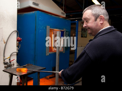 Waterford Crystal, Glas machen Fabrik, Irland Stockfoto