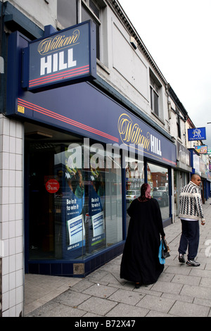 William Hill Buchmacher bookies Stockfoto