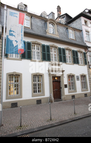 Karl Marxs Geburtshaus, Trier, Rheinland, Deutschland Stockfoto