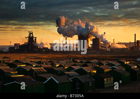 Corus Stahlwerke Redcar Teesside Stockfoto