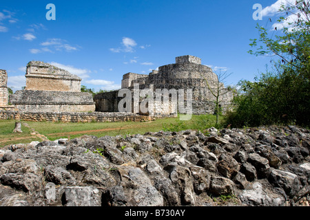 Die Ek Balam Website in Yucatan Mexiko Stockfoto