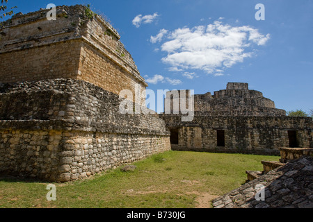 Die Maya-Stätte von Ek Balam in Mexiko Stockfoto