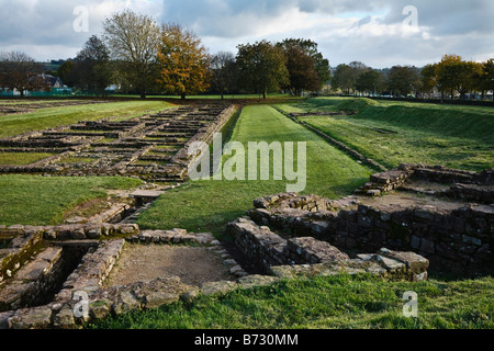 Die römischen Kasernen, Caerleon, South Wales, Australia Stockfoto