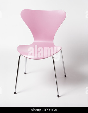 Nahaufnahme von rosa Arne Jacobsen Ameise Stuhl Stockfoto