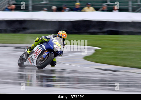 Rossi während einer nassen Praxis. Stockfoto