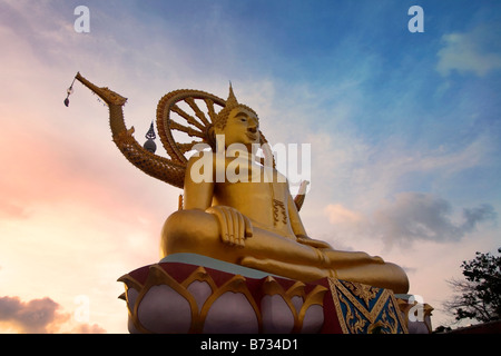Thailand Ko Samui Wat Phra Yai große Buddh Stockfoto
