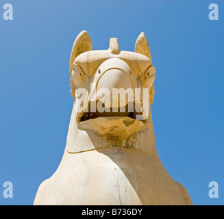 Griffin-Statue in einer antiken Stadt Persepolis Stockfoto