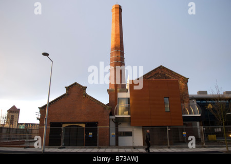 Neue Entwicklung in der ehemaligen industriellen dock bauen SA1 Bereich Swansea South Wales Stockfoto