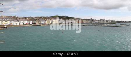 Nordirland-Portaferry-panorama Stockfoto