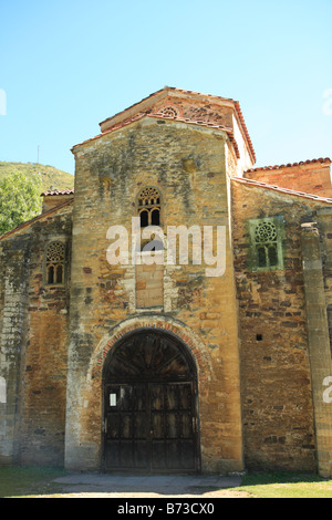 Kirche von San Miguel de Lillo Oviedo Spanien Stockfoto