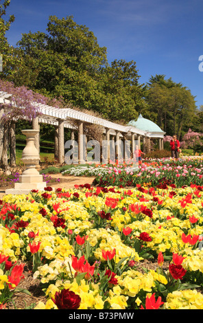 Italienischer Garten im Maymont Park, Richmond, Virginia, USA Stockfoto