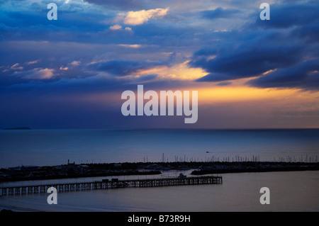 Sonnenaufgang über Coffs Harbour, New South Wales Australien Stockfoto