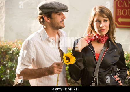 Attraktives junges Paar Stockfoto