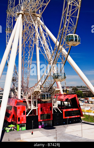 Melbourne Sehenswürdigkeiten / "Die südlichen Sterne Riesenrad" Melbourne Victoria Australien. Stockfoto