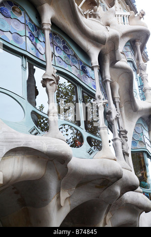 Casa Battlo Barcelona Spanien Stockfoto