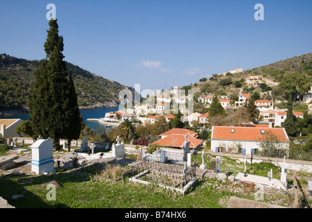 Assos, Kefalonia. Griechenland, Europa Stockfoto