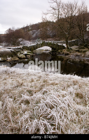 Slater-Brücke in kleinen Langdale englischen Lake District National Park Cumbria Stockfoto