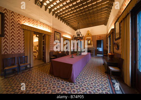 Mallorca-Valldemossa Kartause Wohnung im königlichen Palast-Flügel Stockfoto