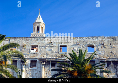 Der Glockenturm der Kathedrale von St. Domnius in Split Kroatien Stockfoto