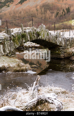 Slater-Brücke in kleinen Langdale englischen Lake District National Park Cumbria Stockfoto