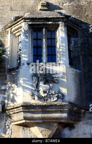 Großbritannien Oxfordshire Burford High Street ein altes Haus Stockfoto