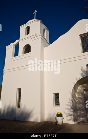 Unsere Liebe Frau von der immerwährenden Hilfe Missionskirche, Brown Avenue, Scottsdale, Arizona USA Stockfoto