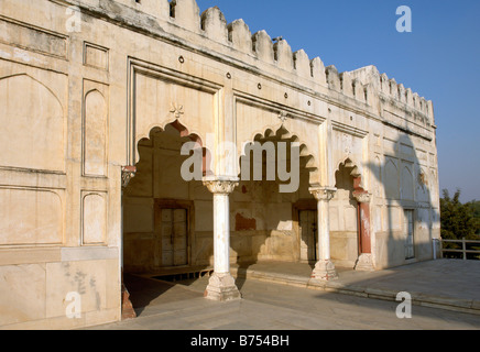 Diwan i Khas oder Halle des Privataudienzen am roten Fort Stockfoto