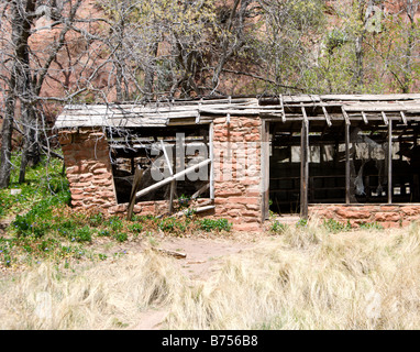 Indischen Ruinen auf West Fork Trail in der Nähe von Sedona AZ Stockfoto