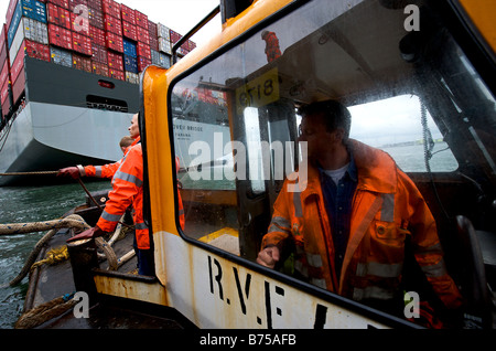 Niederlande Hafen von Rotterdam die niederländische Ruderer KRVE Stockfoto