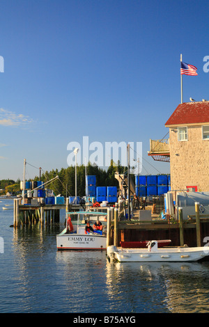 Hafen, Port Clyde, Maine, USA Stockfoto