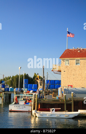 Hafen, Port Clyde, Maine, USA Stockfoto