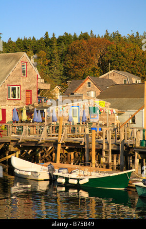 Hafen, Port Clyde, Maine, USA Stockfoto