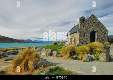 Kirche des guten Hirten Lake Tekapo Canterbury Stockfoto