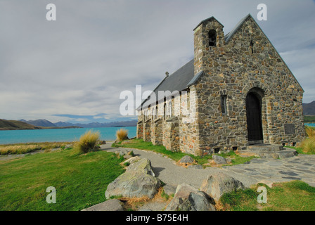 Kirche des guten Hirten Lake Tekapo Canterbury Stockfoto