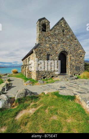 Kirche des guten Hirten Lake Tekapo Canterbury Stockfoto