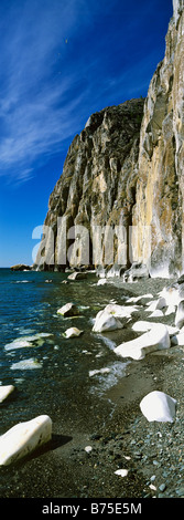 Saganzaba White Rock Baikalsee Russland Russland Stockfoto