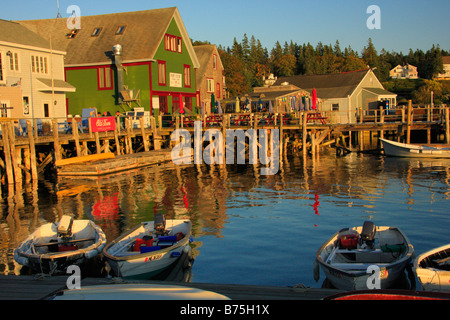 Hafen, Port Clyde, Maine, USA Stockfoto